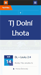 Mobile Screenshot of fotbal.dolni-lhota.cz