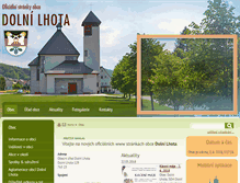 Tablet Screenshot of dolni-lhota.cz